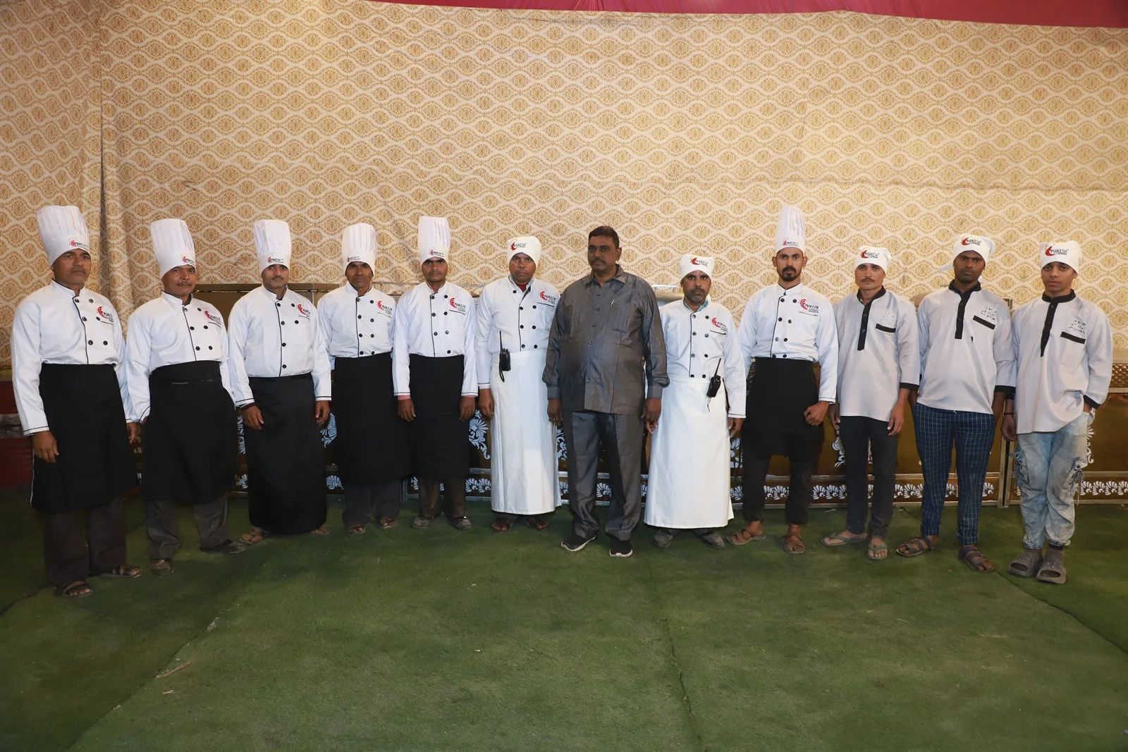 Mukesh Caterers professional team and catering staff in Delhi